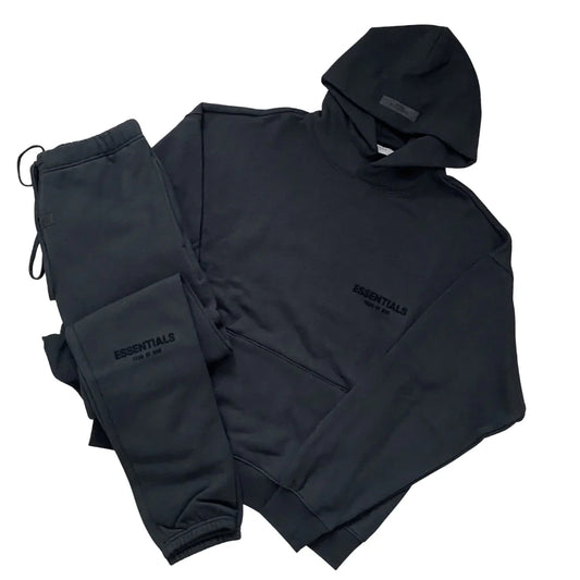 Essentials black/grey tracksuit